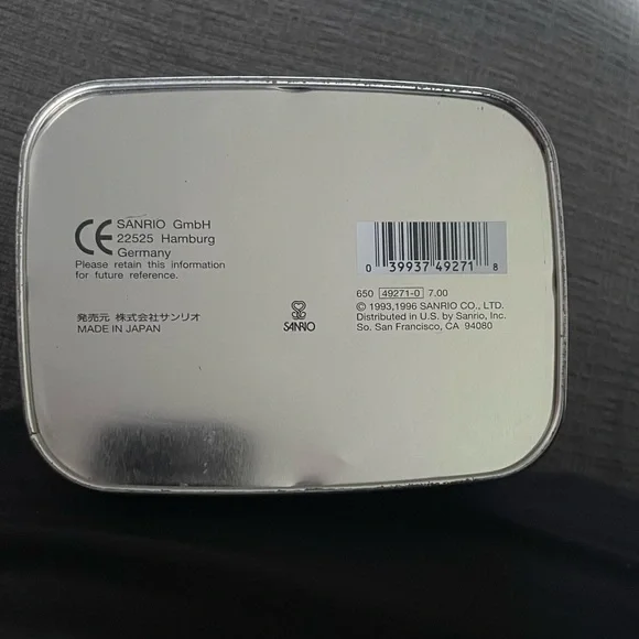 💚💚2 piece BADTZ MARU Original90’s Sanriolightweight metal box w/handle & PENCIL - Picture 11 of 11